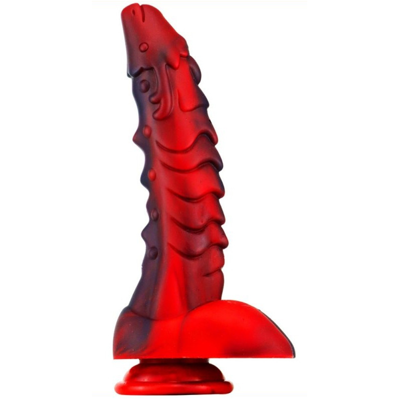 MONSTERED Gode Dragon Sarkan 19 x 4.5cm Noir-Rouge